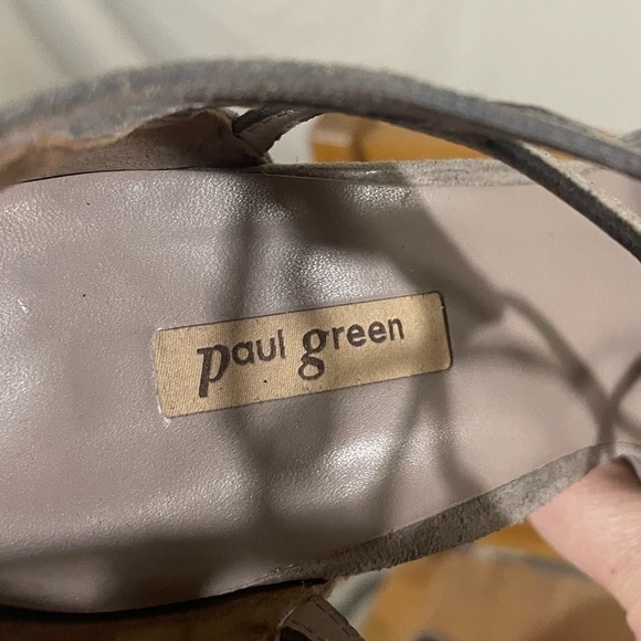 Paul Green Marsha Ghillie Sandal Tan Size 5 - Picture 4 of 7